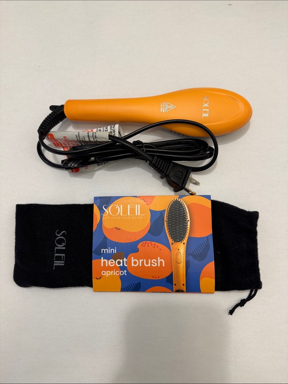 Soleil Mini Heat Brush - Apricot